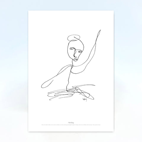 Stor kort A3, danser