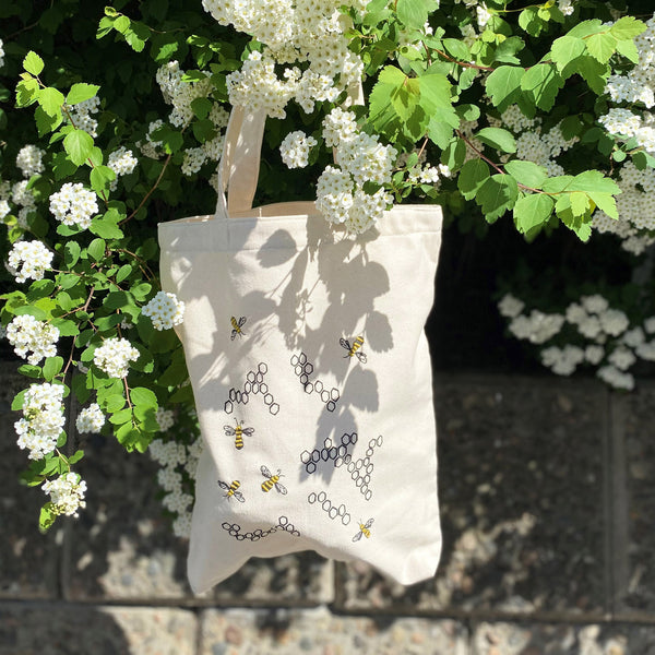 Totebag, bie natur