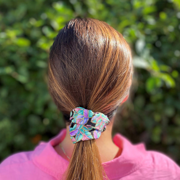 Scrunchie, sortmønstret